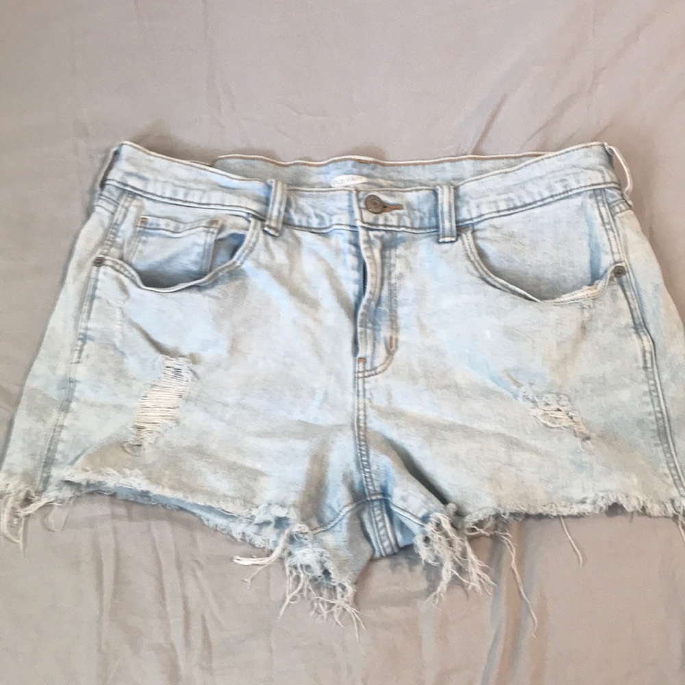 Old Navy light blue Jean shorts size 12